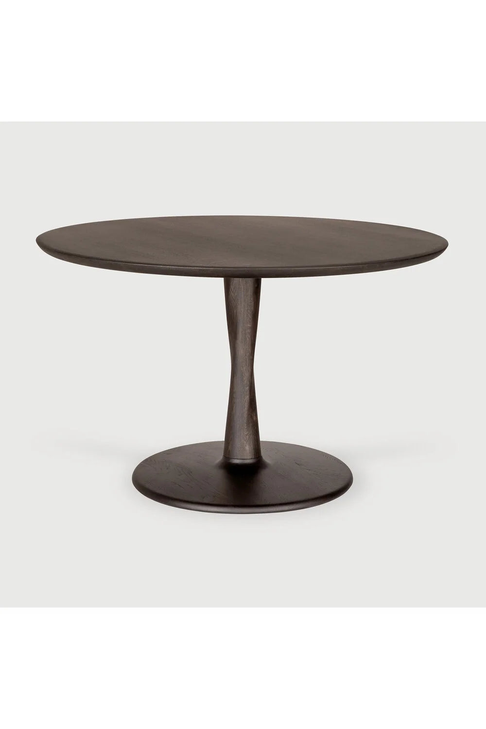 Luxury Torsion Round Wood Dining Table Modern Italian Style for Villa