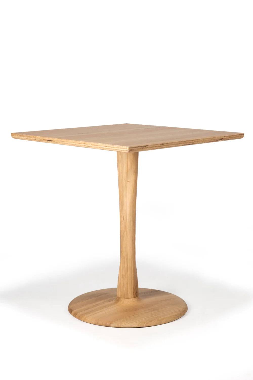 Luxury Torsion Solid Oak Dining Table Modern Italian Style for Villa