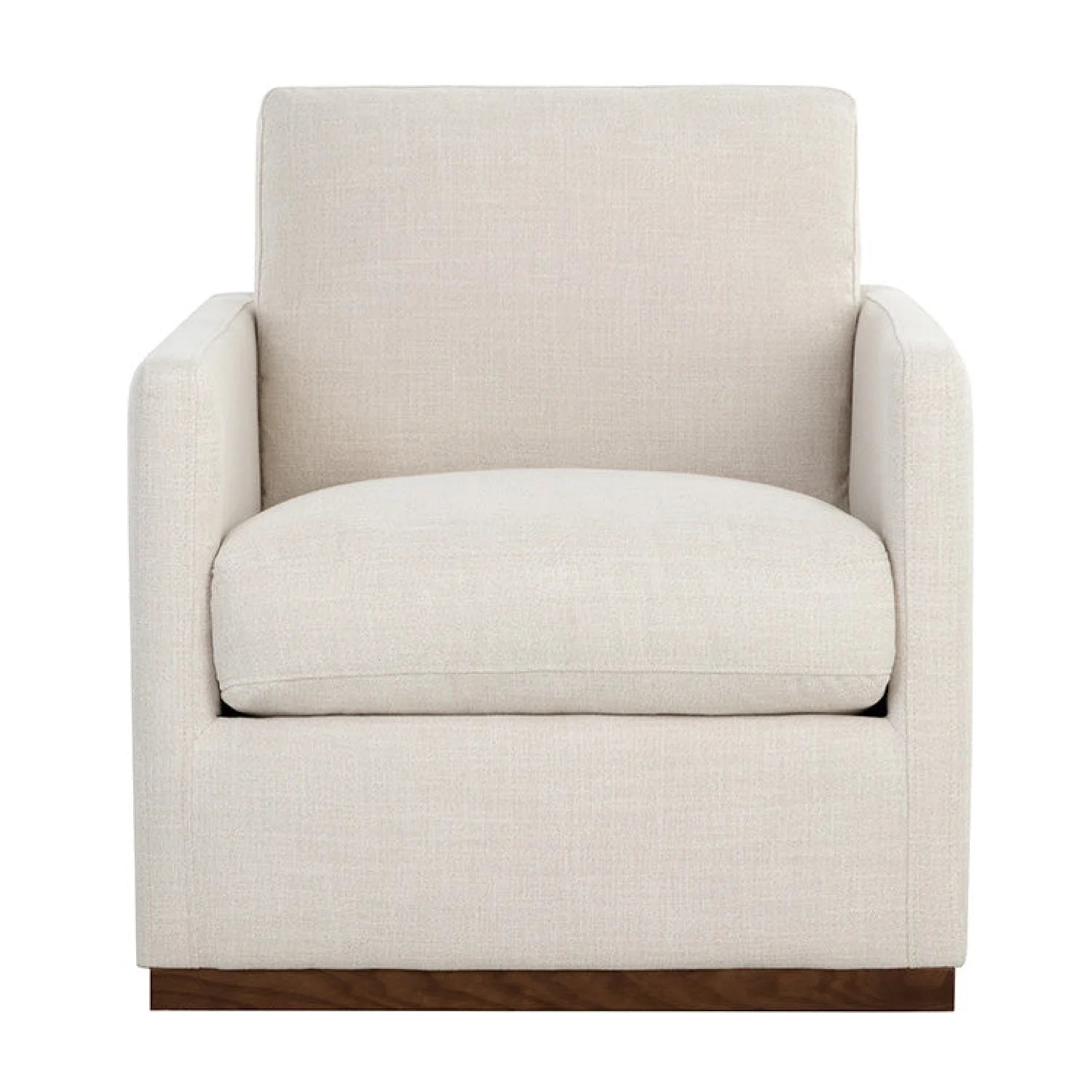 Luxury Track Arm Swivel Lounge Chair Modern Italian Style for Villa