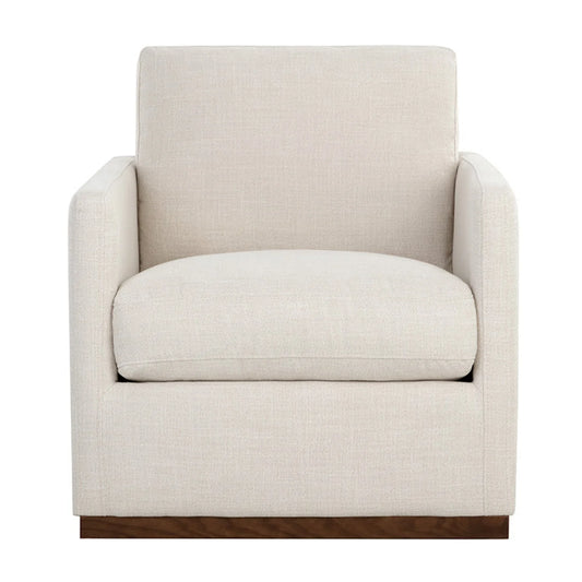 Luxury Track Arm Swivel Lounge Chair Modern Italian Style for Villa