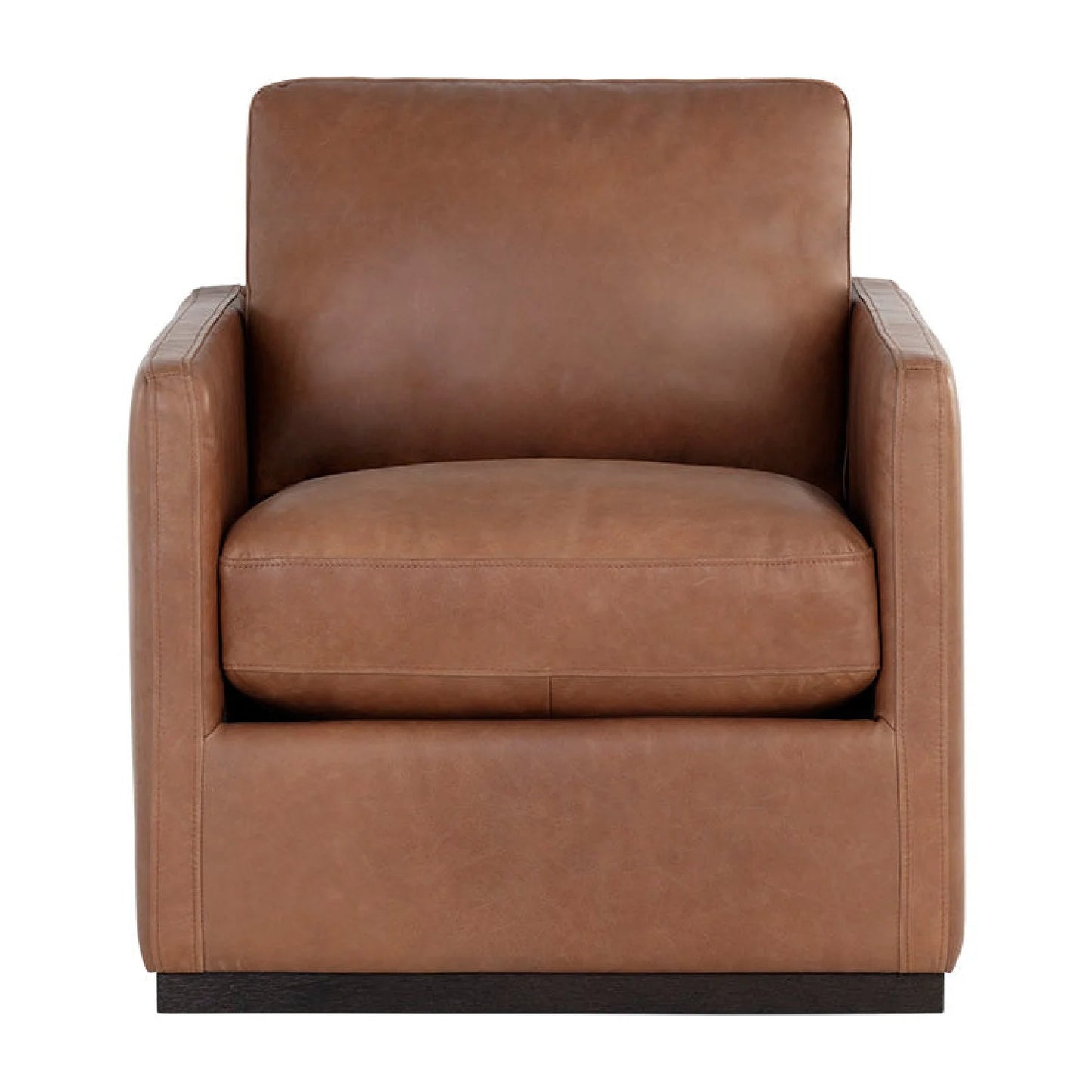 Luxury Track Arm Swivel Lounge Chair Modern Italian Style for Villa