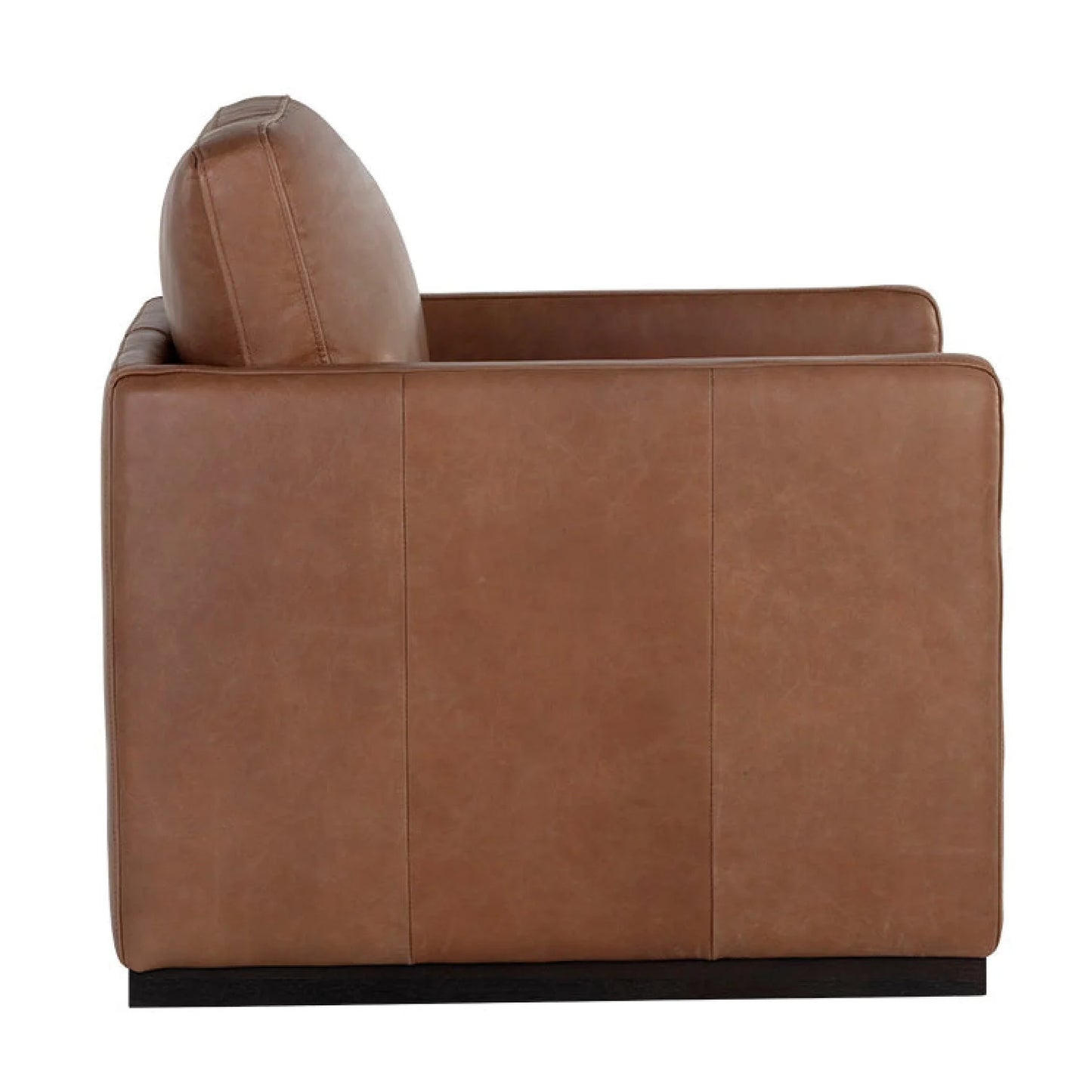 Luxury Track Arm Swivel Lounge Chair Modern Italian Style for Villa