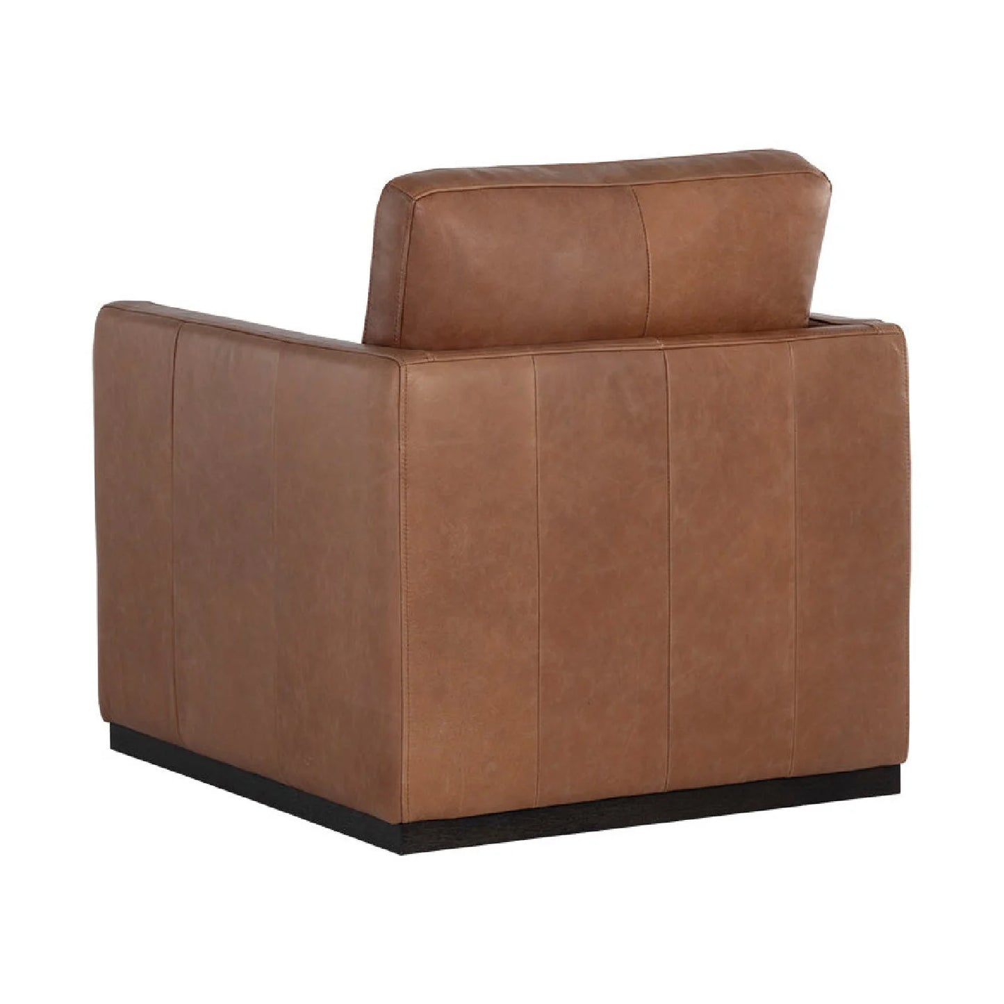 Luxury Track Arm Swivel Lounge Chair Modern Italian Style for Villa