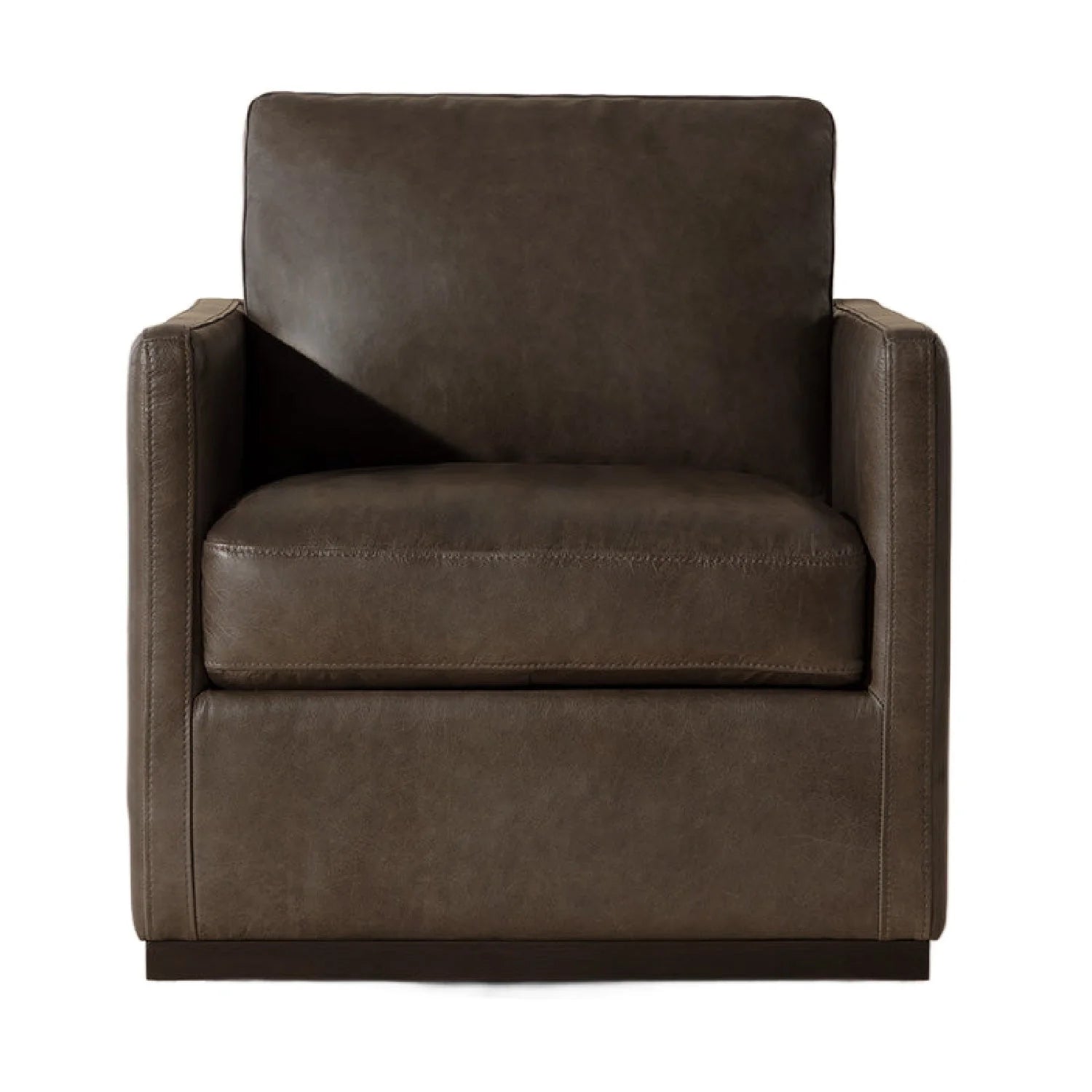Luxury Track Arm Swivel Lounge Chair Modern Italian Style for Villa