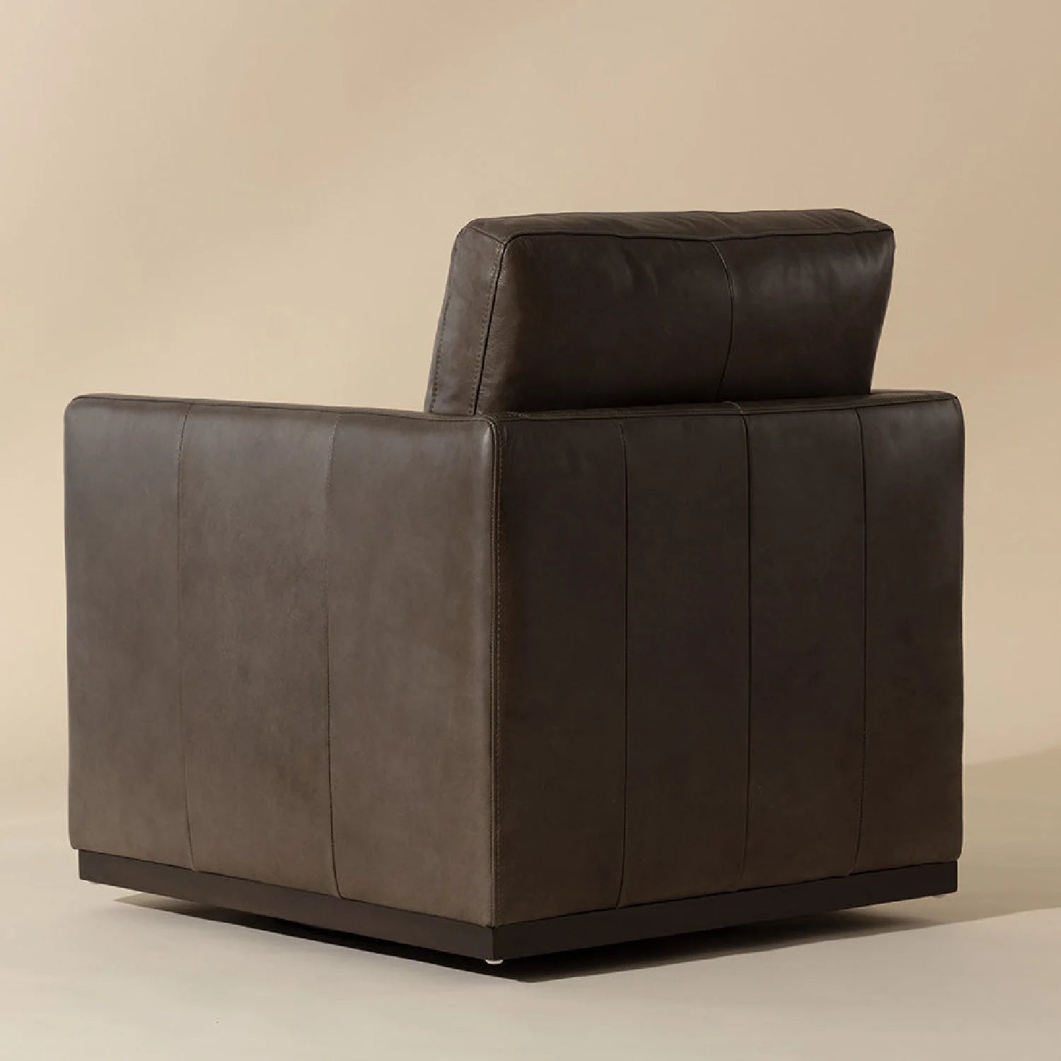 Luxury Track Arm Swivel Lounge Chair Modern Italian Style for Villa