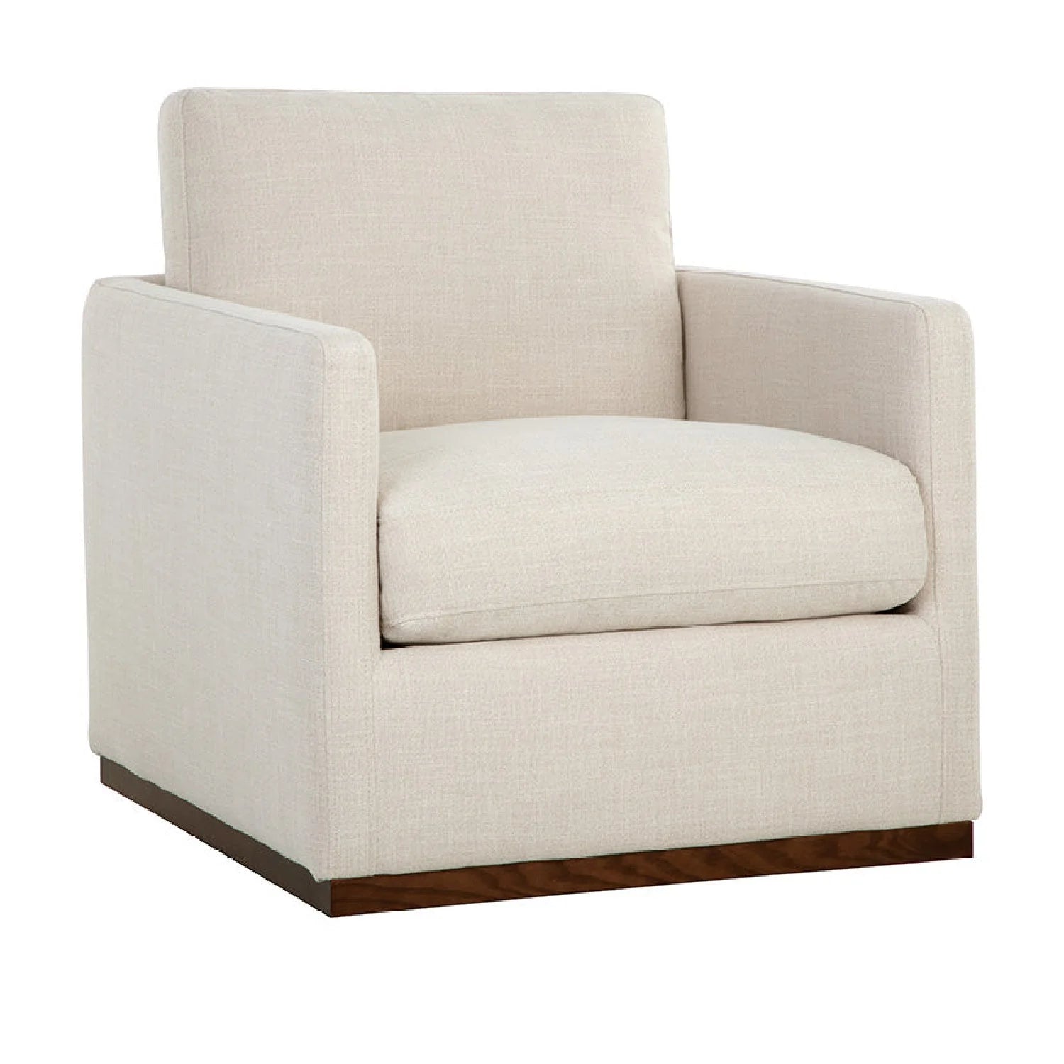 Luxury Track Arm Swivel Lounge Chair Modern Italian Style for Villa