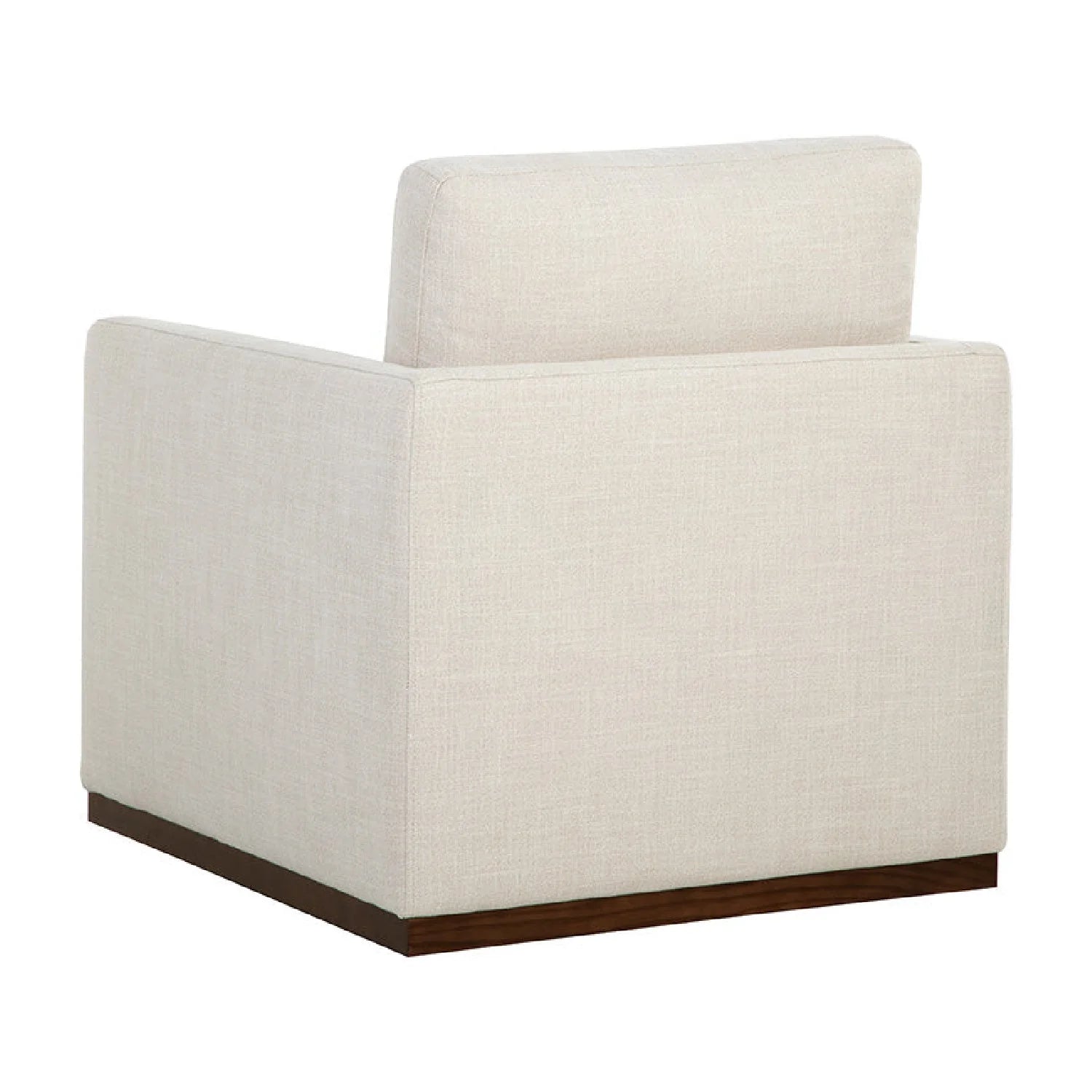 Luxury Track Arm Swivel Lounge Chair Modern Italian Style for Villa