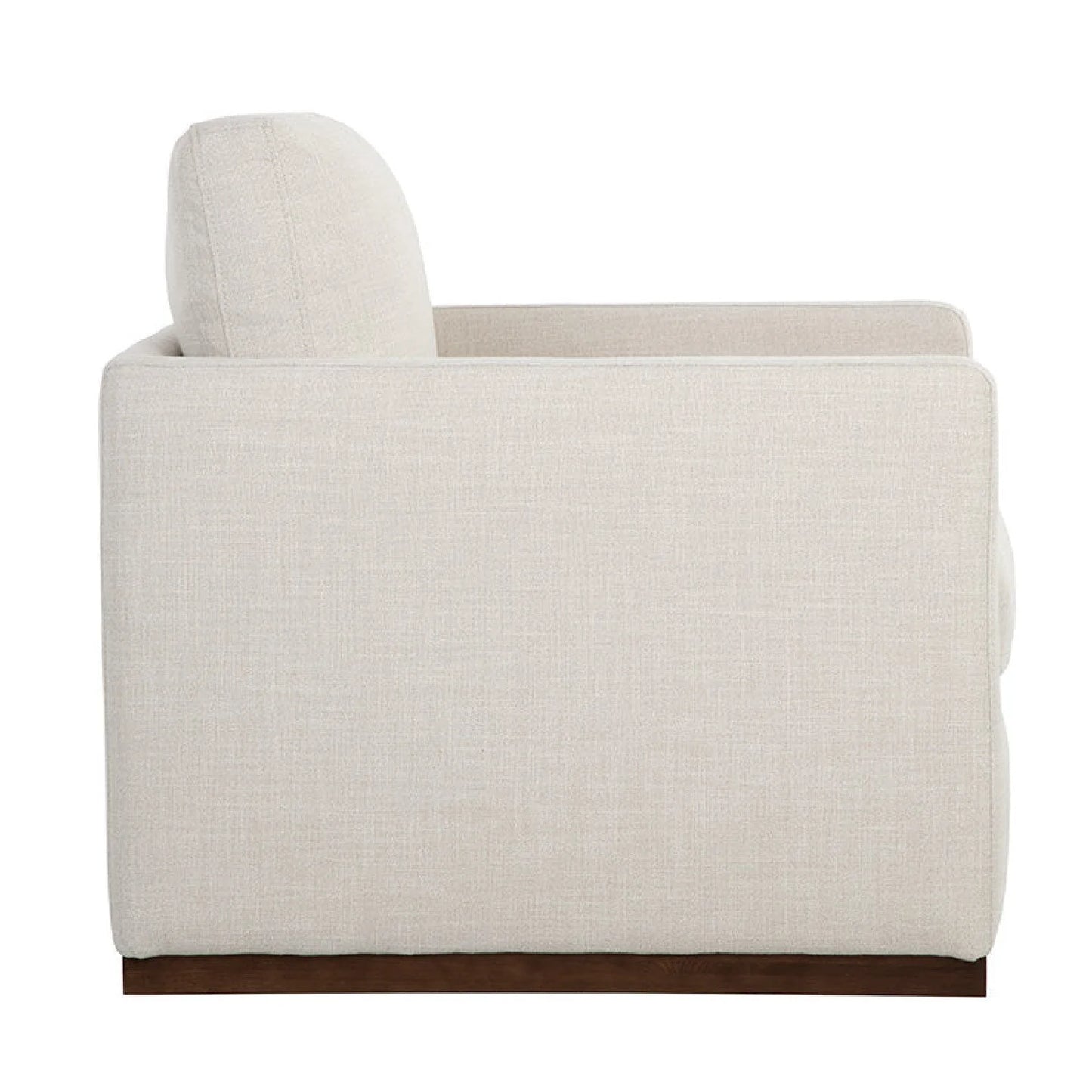 Luxury Track Arm Swivel Lounge Chair Modern Italian Style for Villa