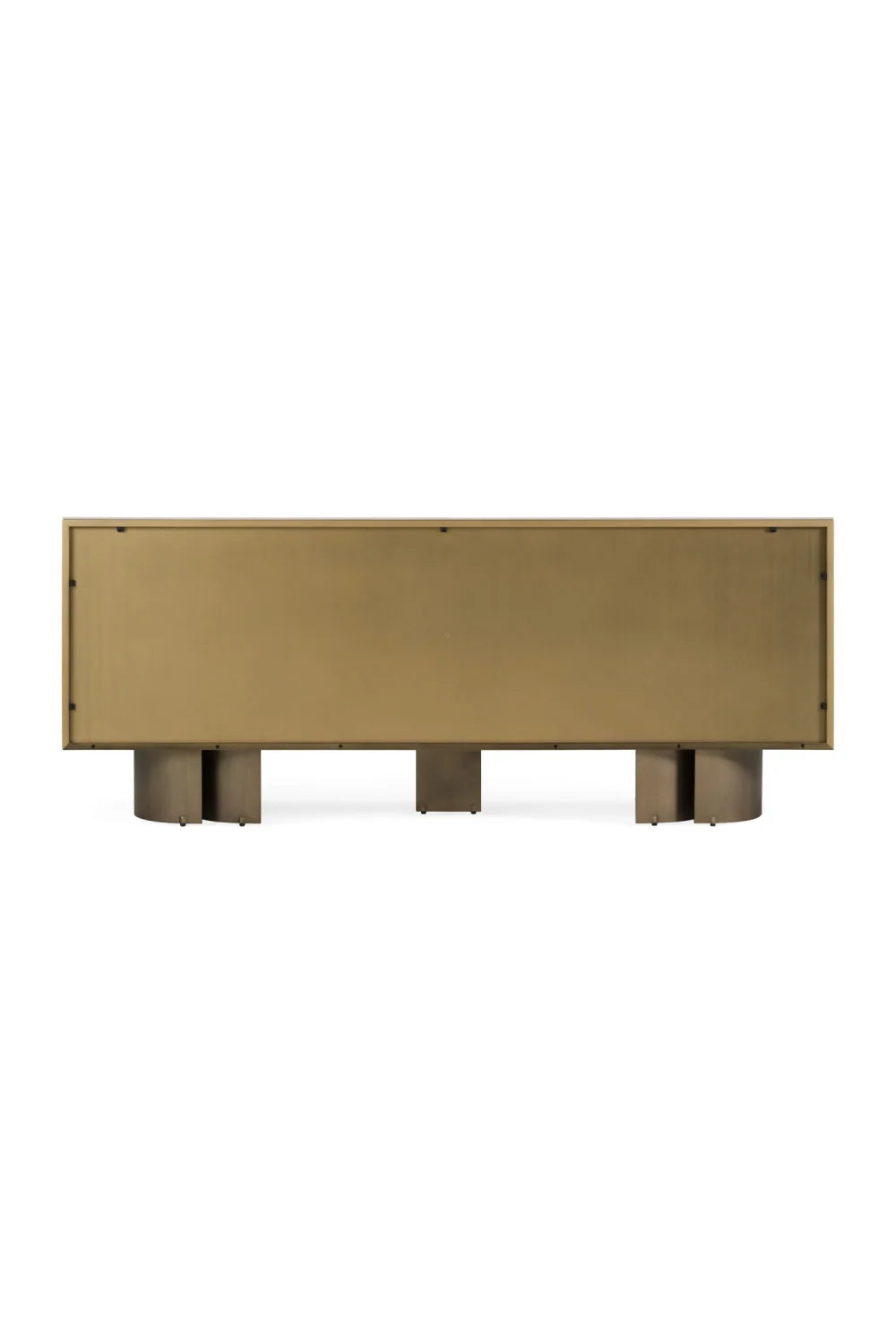 Luxury Travertine 4-Door Sideboard European Style for Villa