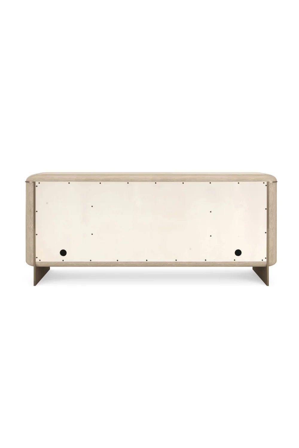Luxury Travertine 4-Door Sideboard European Style for Villa