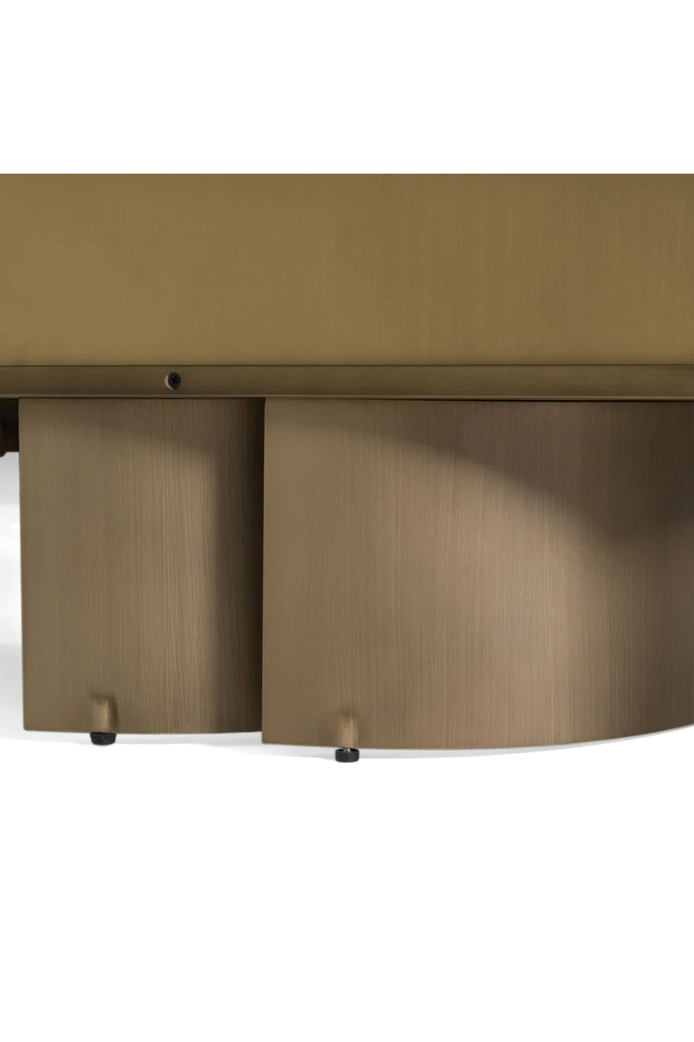 Luxury Travertine 4-Door Sideboard European Style for Villa