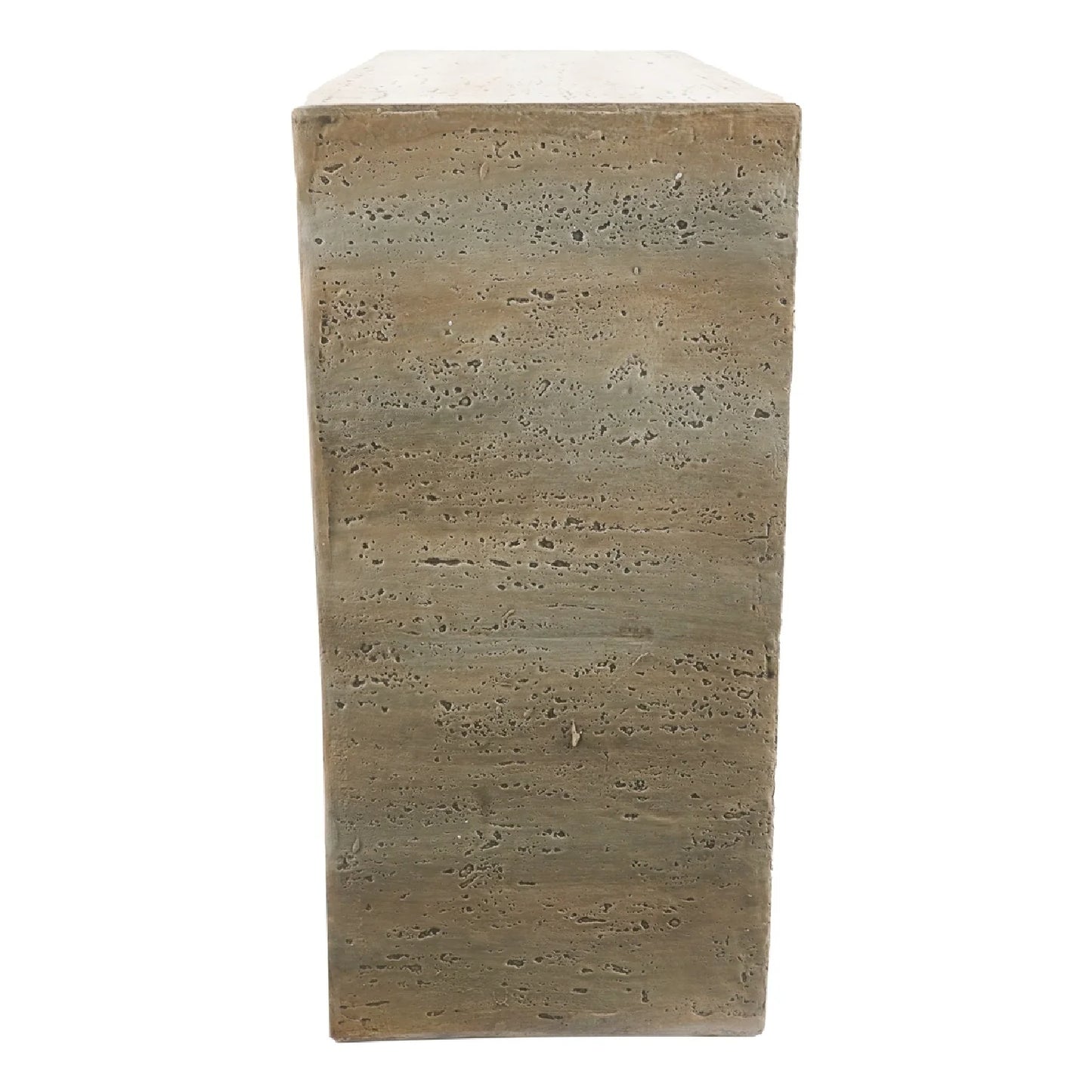 Luxury Travertine Arched Console Table Modern Italian Style for Villa