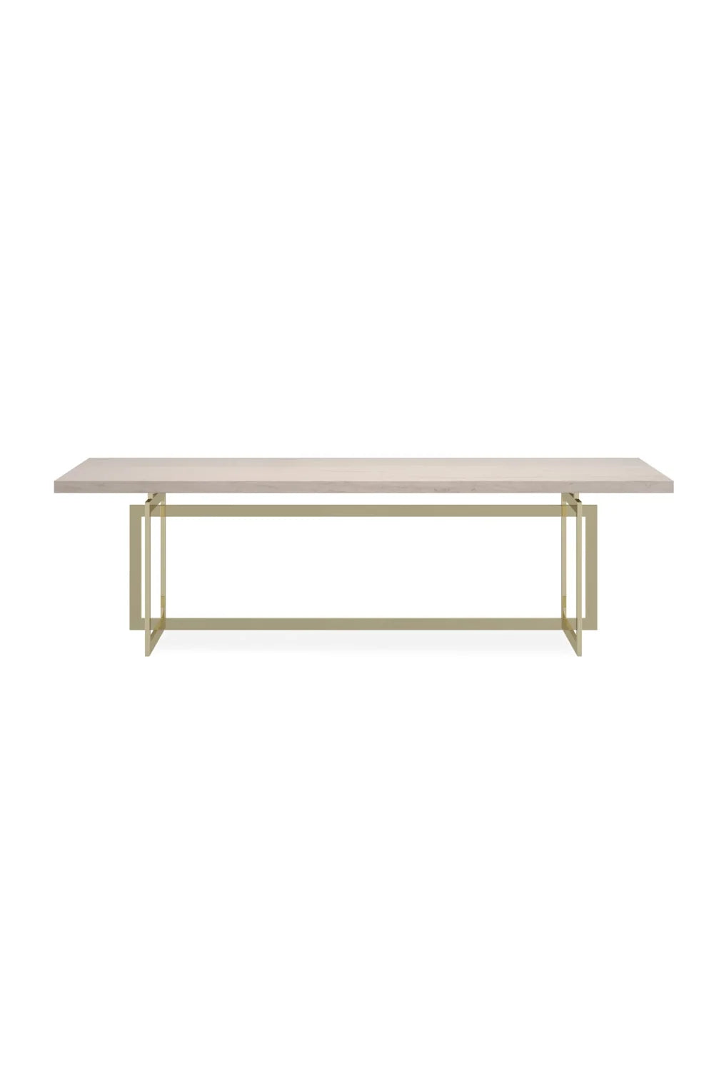 Luxury Travertine Dining Table Modern Italian Style for Villa