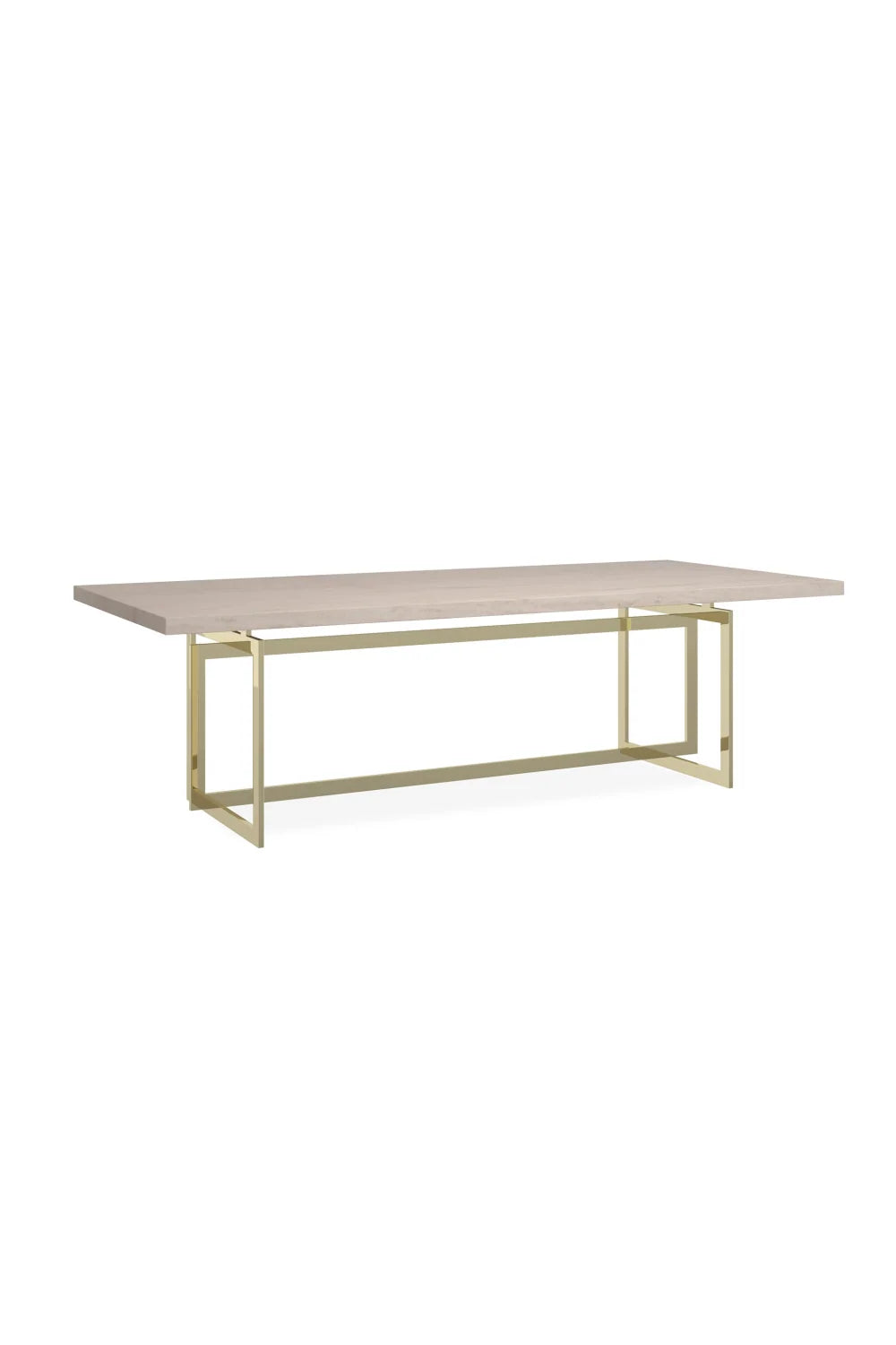 Luxury Travertine Dining Table Modern Italian Style for Villa