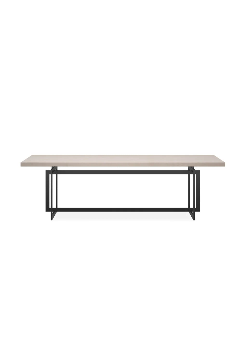 Luxury Travertine Dining Table Modern Italian Style for Villa
