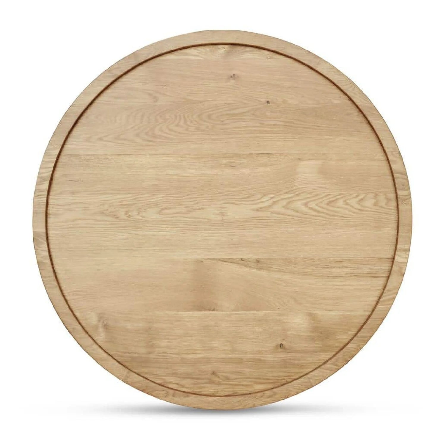Luxury Tray Oak Round Coffee Table Modern Italian Style for Villa