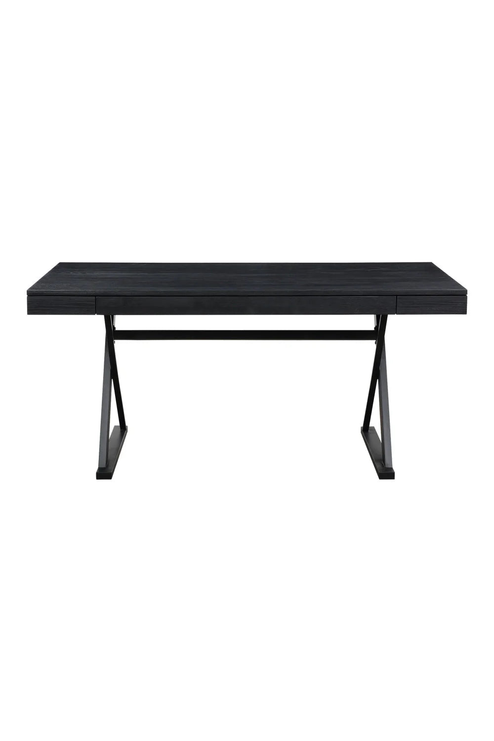 Luxury Trestle 3-Drawer Modern Desk European Style for Villa