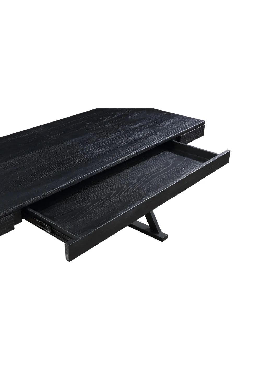 Luxury Trestle 3-Drawer Modern Desk European Style for Villa
