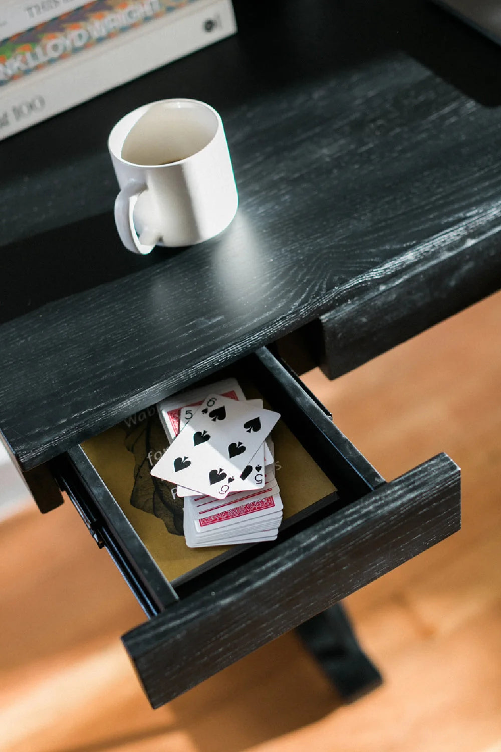 Luxury Trestle 3-Drawer Modern Desk European Style for Villa
