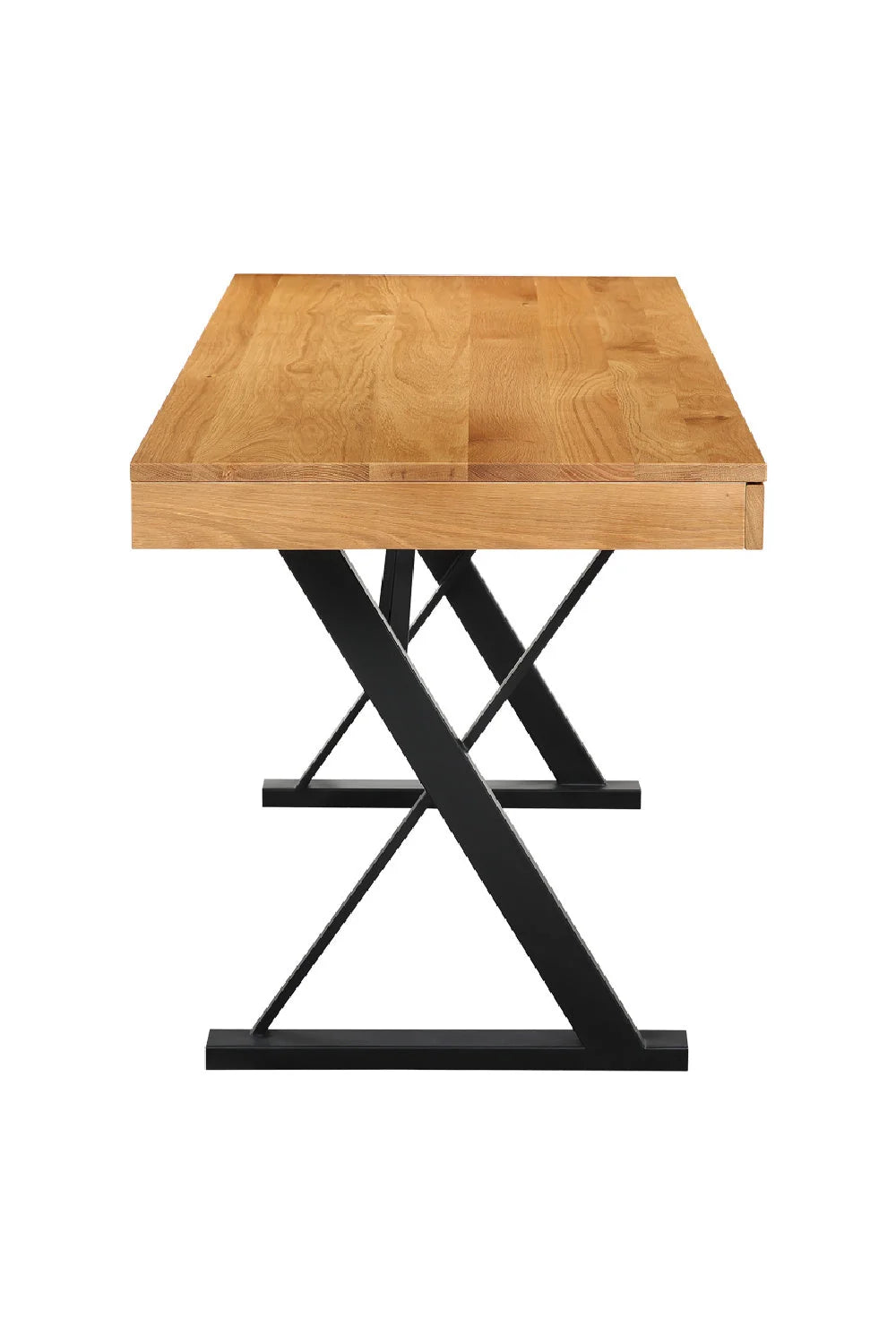 Luxury Trestle 3-Drawer Modern Desk European Style for Villa