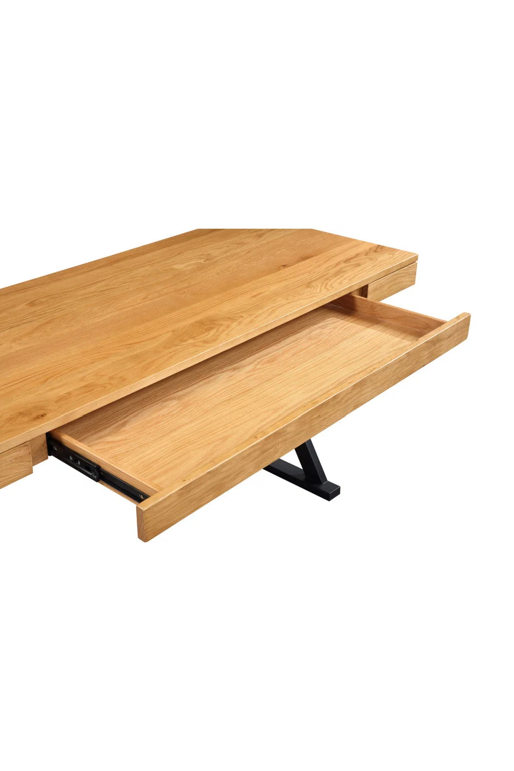 Luxury Trestle 3-Drawer Modern Desk European Style for Villa