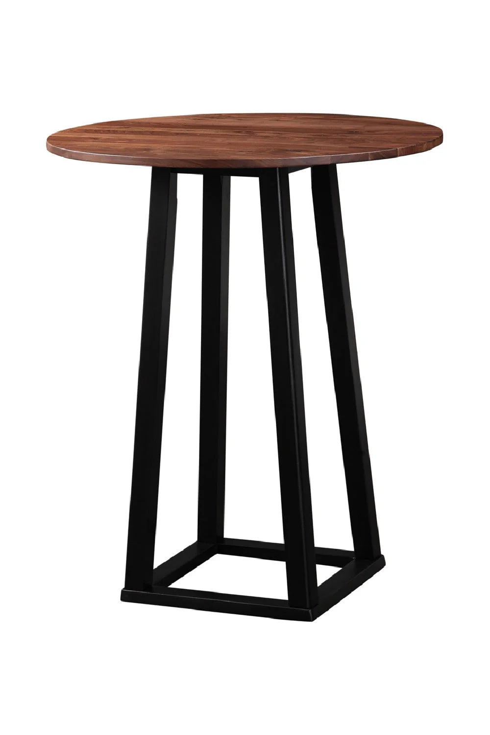 Luxury Tri-Mesa Solid Walnut Bar Table Modern Italian Style for Villa