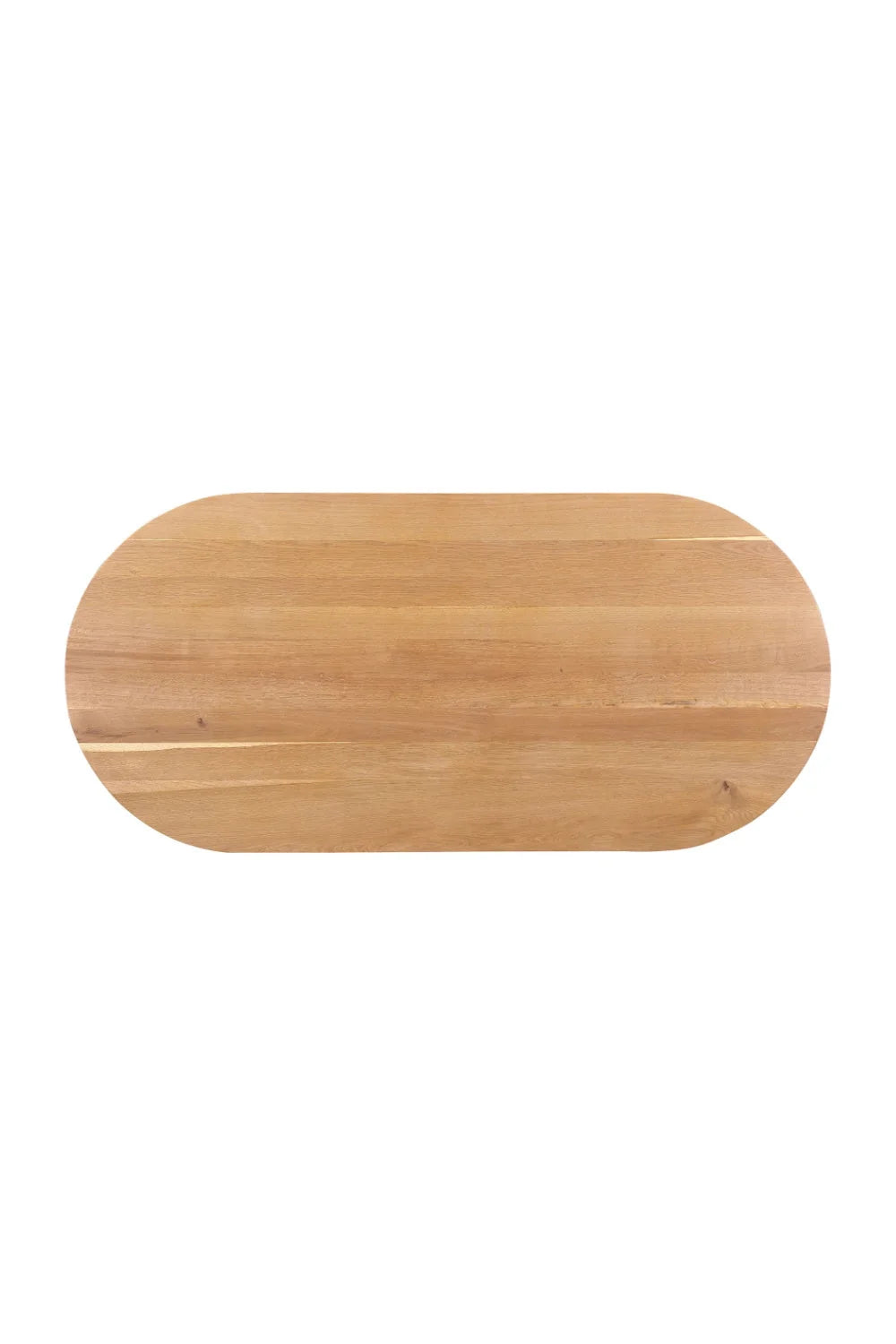 Luxury Trie Oak Oval Dining Table Modern Italian Style for Villa