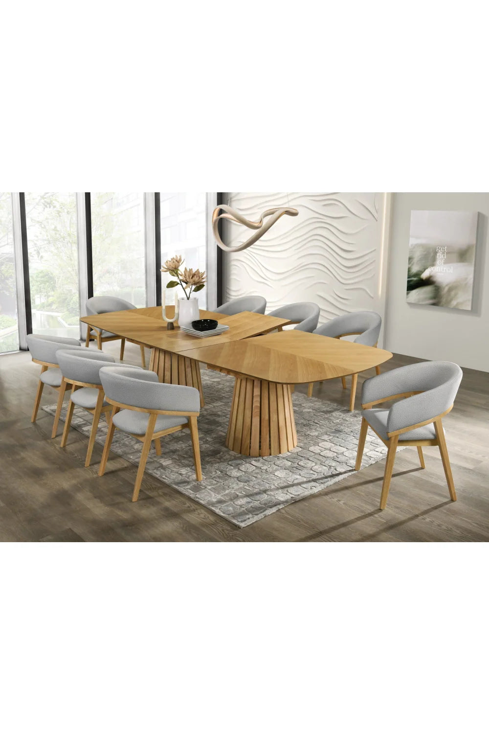Luxury Truman Extendable Dining Table Modern Italian Style for Villa