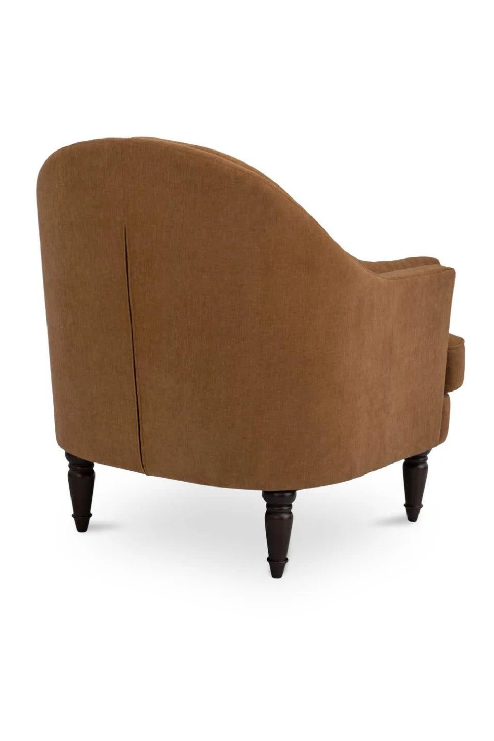 Luxury Tufted Curved Accent Chair European Style for Villa