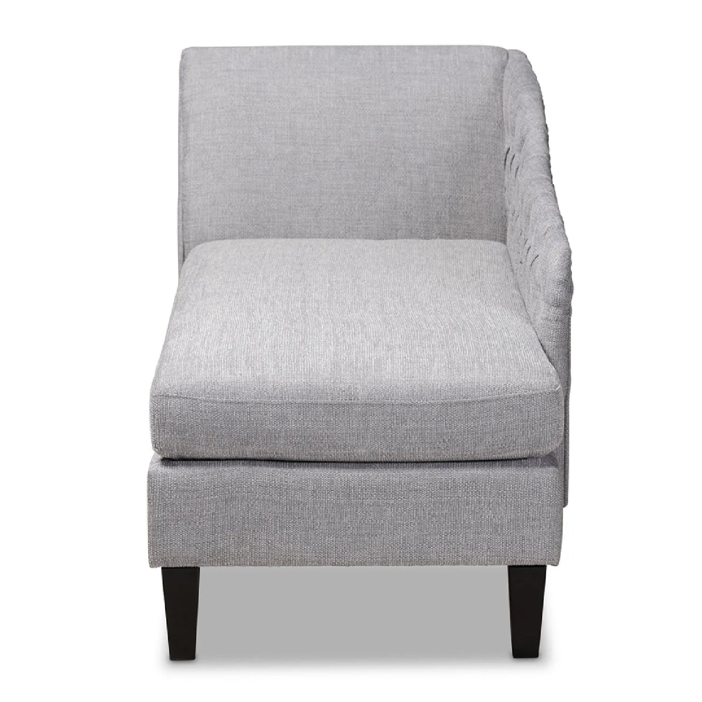 Luxury Tufted Fabric Chaise Lounge European Style for Villa