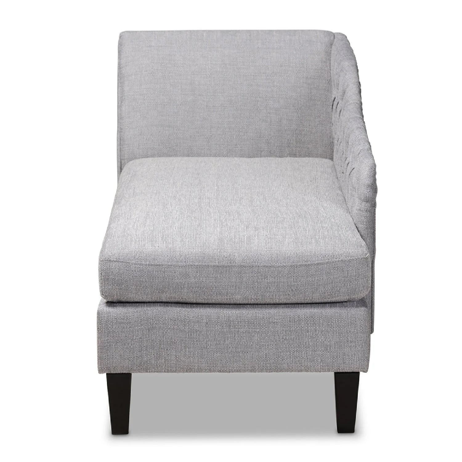 Luxury Tufted Fabric Chaise Lounge European Style for Villa