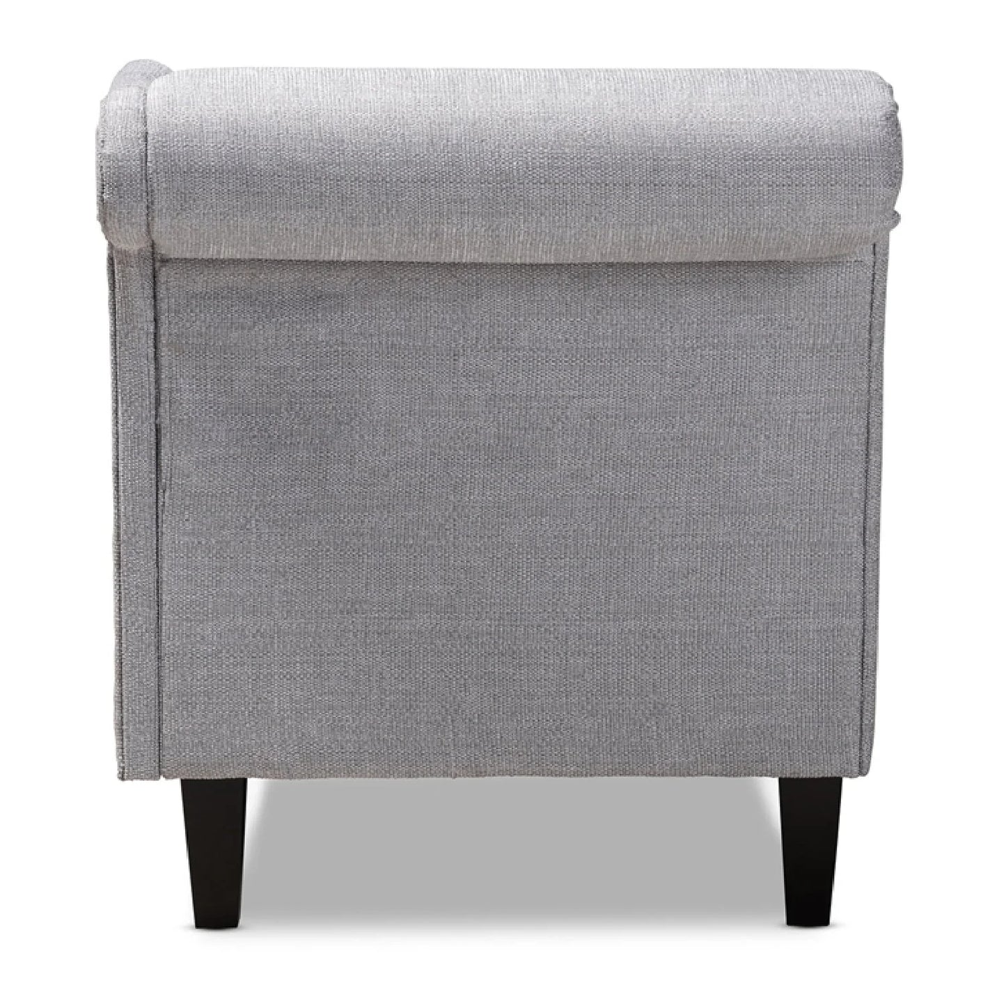 Luxury Tufted Fabric Chaise Lounge European Style for Villa