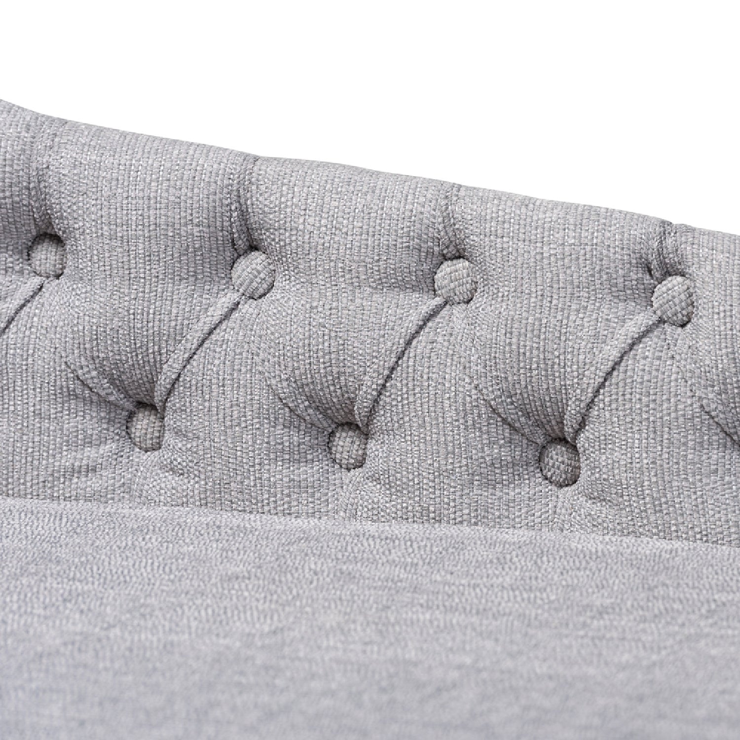 Luxury Tufted Fabric Chaise Lounge European Style for Villa