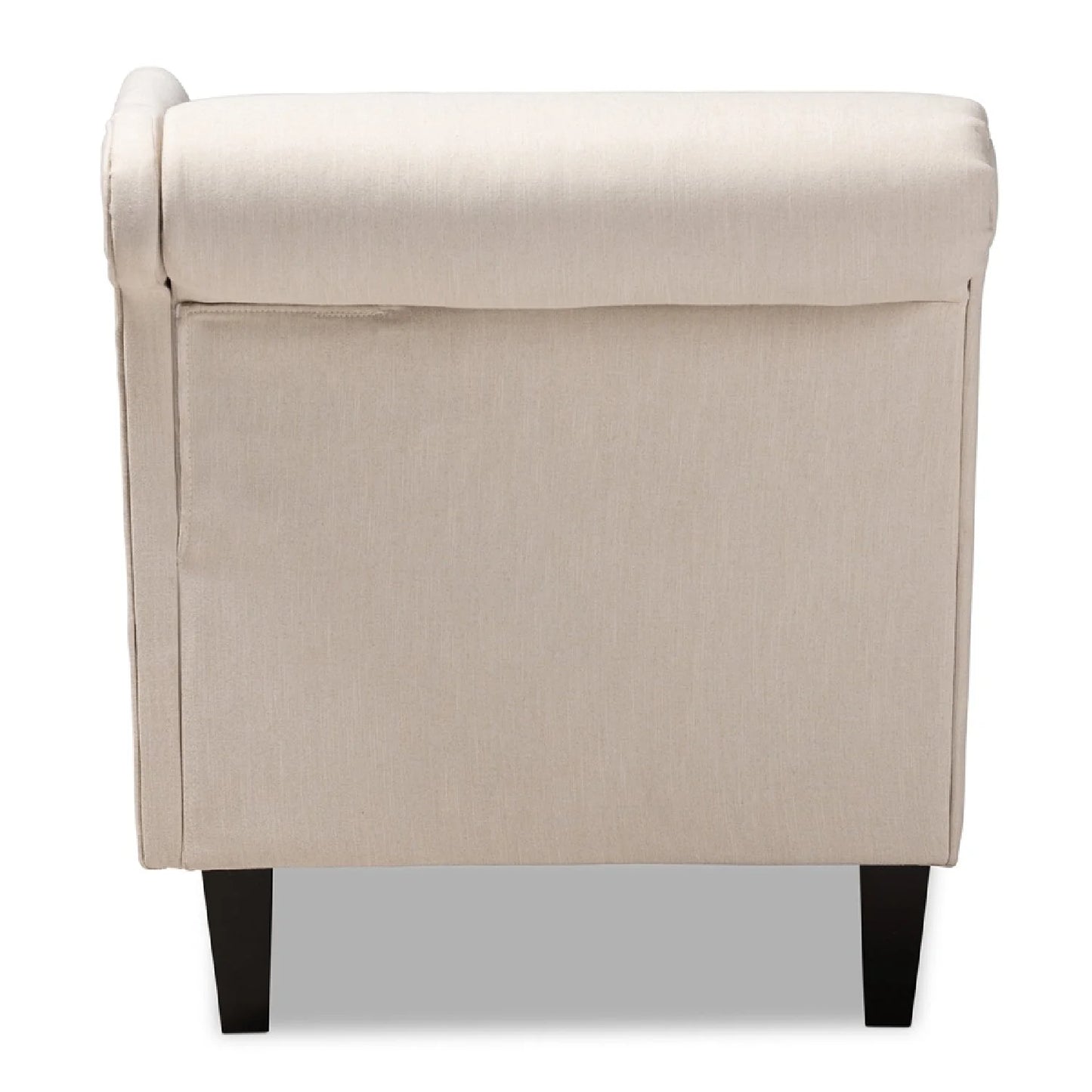 Luxury Tufted Fabric Chaise Lounge European Style for Villa