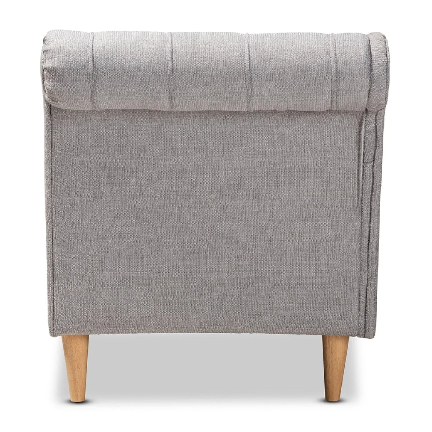 Luxury Tufted Fabric Chaise Lounge Modern Italian Style for Villa