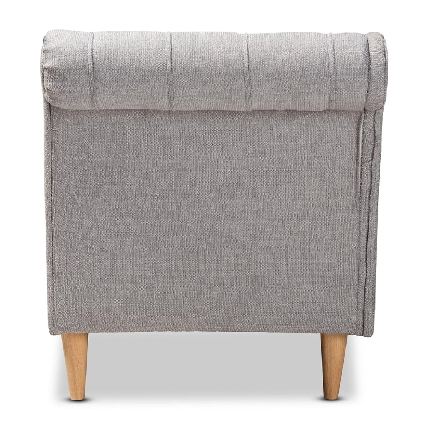 Luxury Tufted Fabric Chaise Lounge Modern Italian Style for Villa