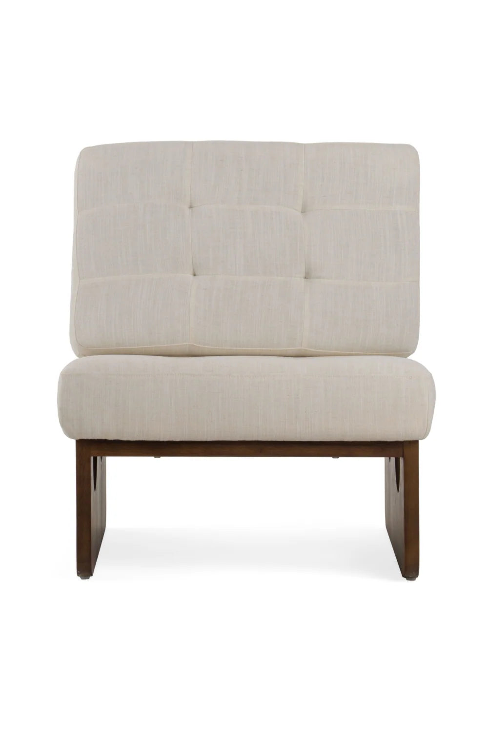 Luxury Tufted Fabric Lounge Chair Modern Italian Style for Villa