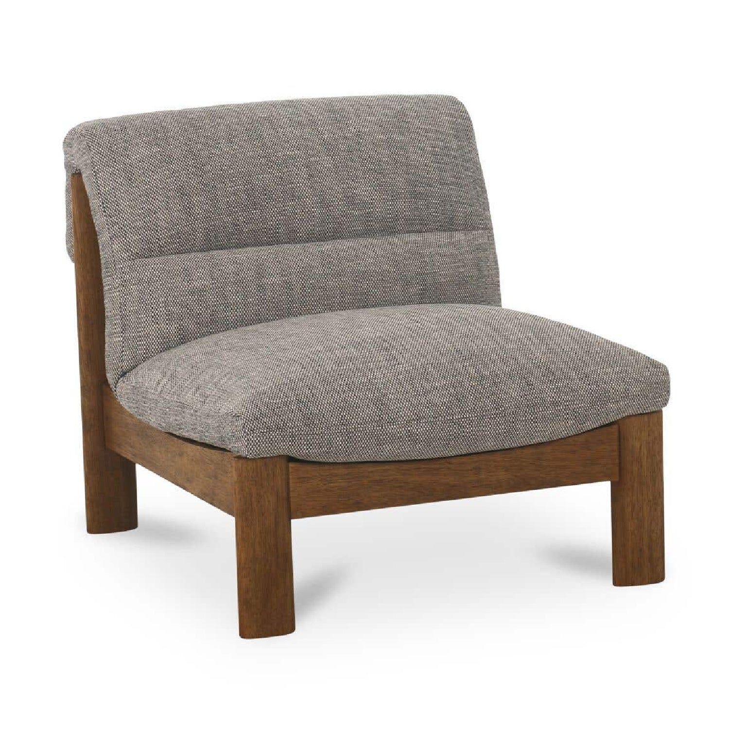 Luxury Tufted Low Back Lounge Chair European Style for Villa