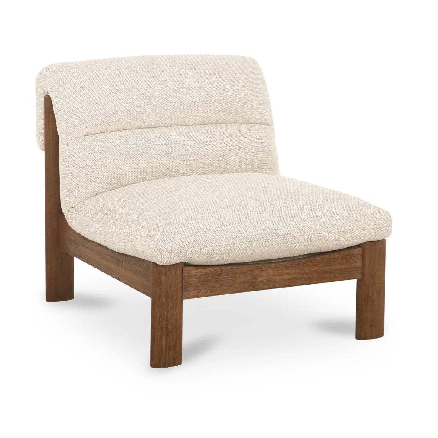 Luxury Tufted Low Back Lounge Chair European Style for Villa
