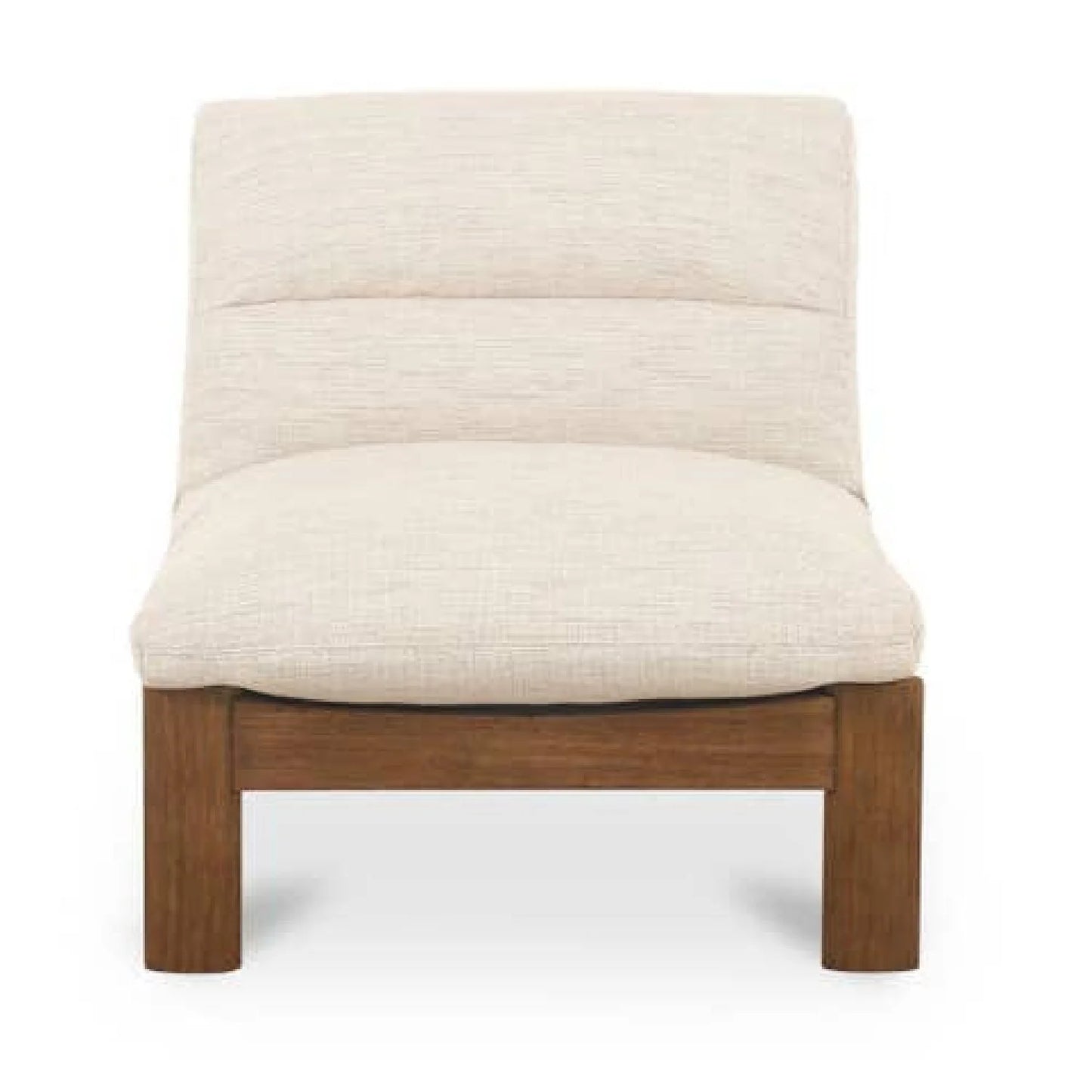 Luxury Tufted Low Back Lounge Chair European Style for Villa