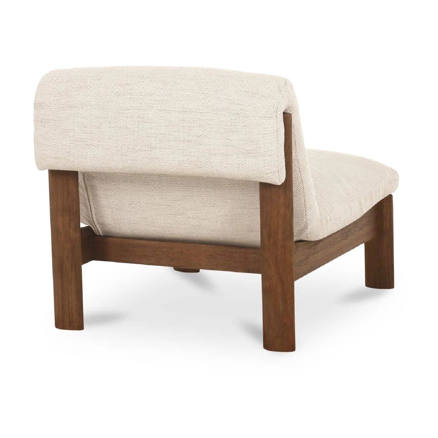 Luxury Tufted Low Back Lounge Chair European Style for Villa