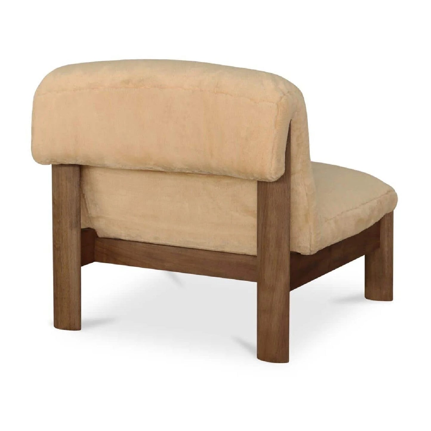 Luxury Tufted Low Back Lounge Chair European Style for Villa