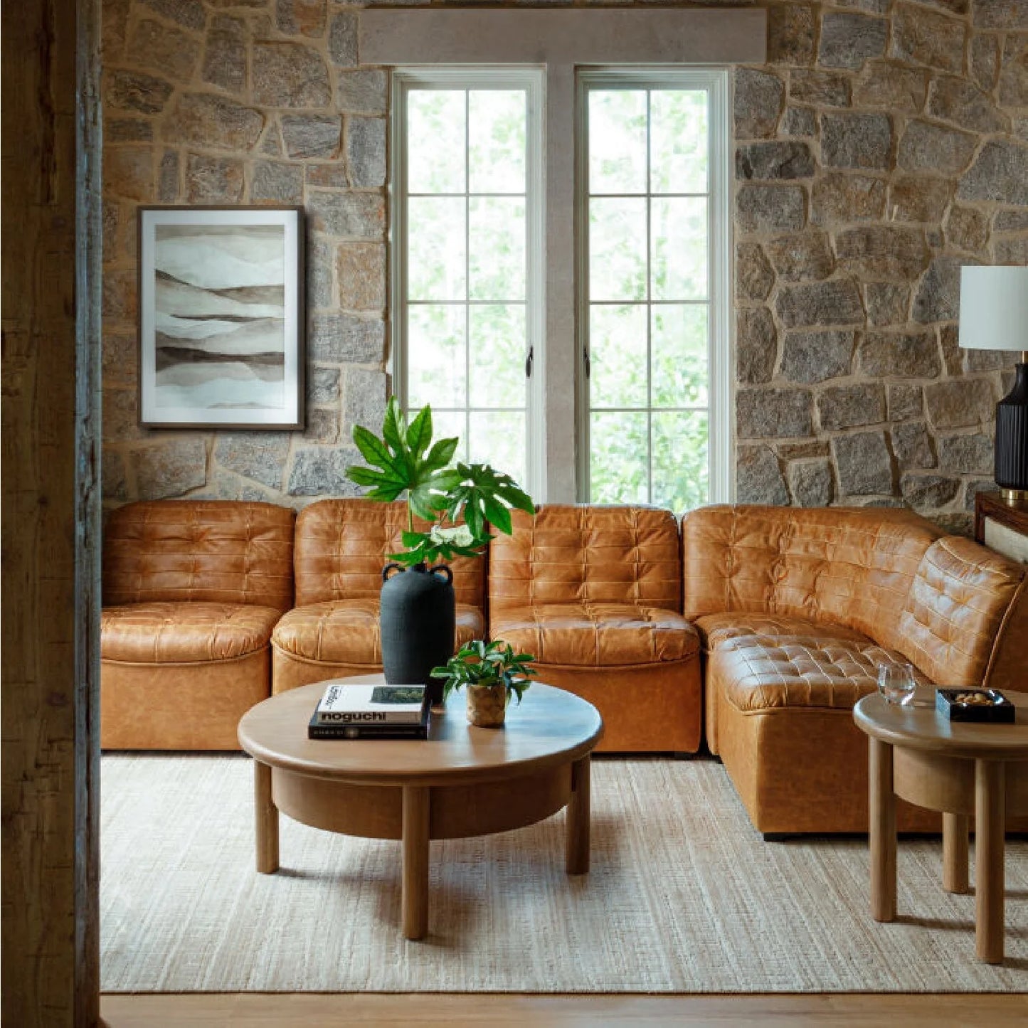 Luxury Tufted Modular Sofa Modern Italian Style for Villa