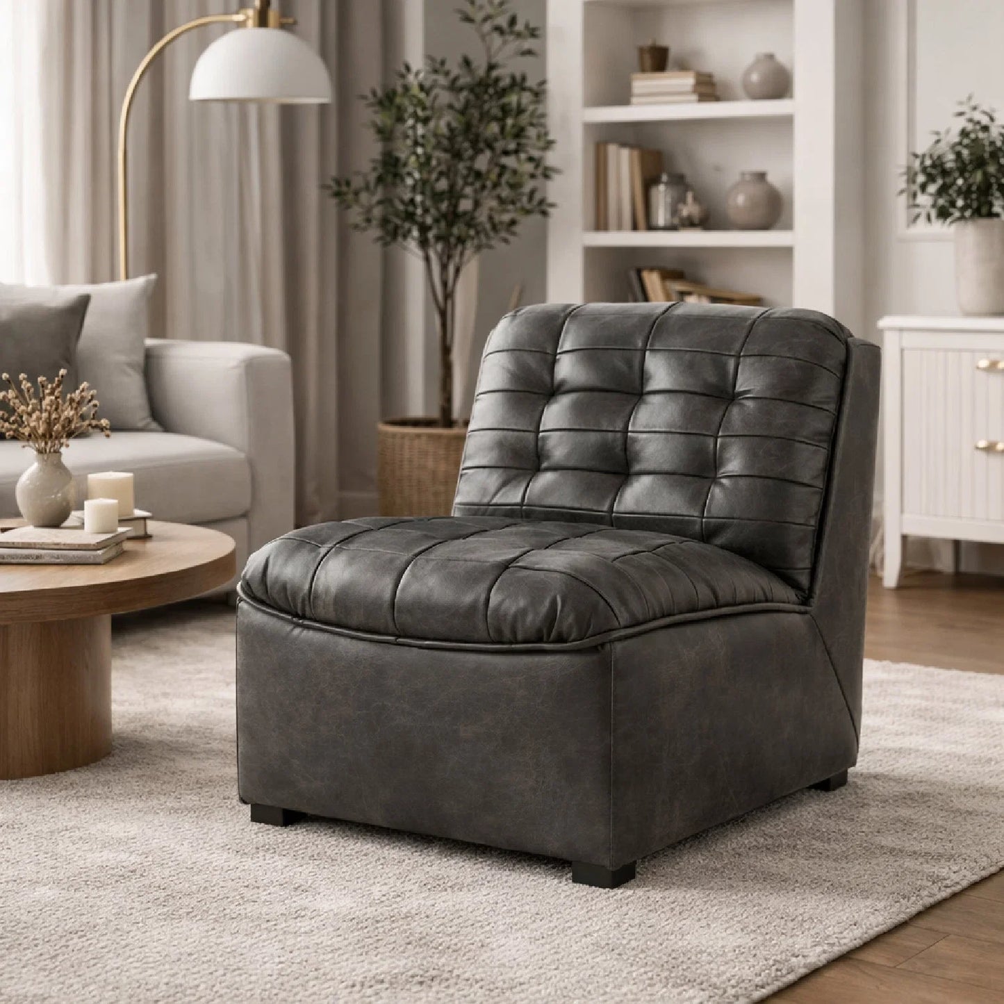 Luxury Tufted Modular Sofa Modern Italian Style for Villa