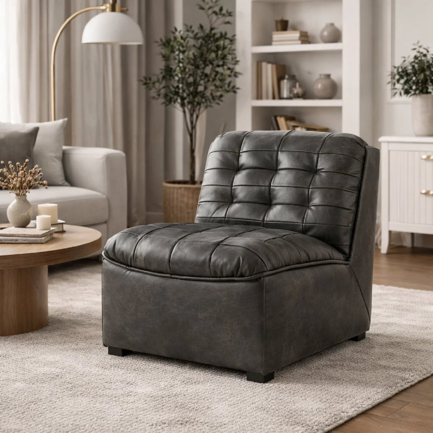Luxury Tufted Modular Sofa Modern Italian Style for Villa
