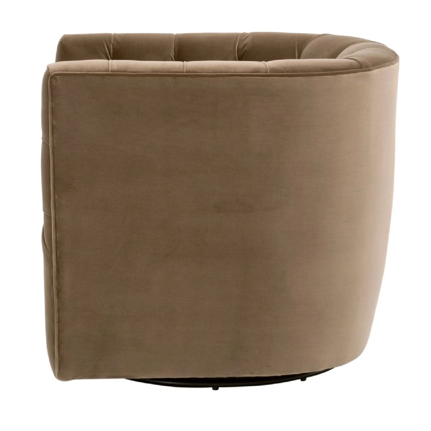 Luxury Tufted Swivel Club Chair Modern Italian Style for Villa