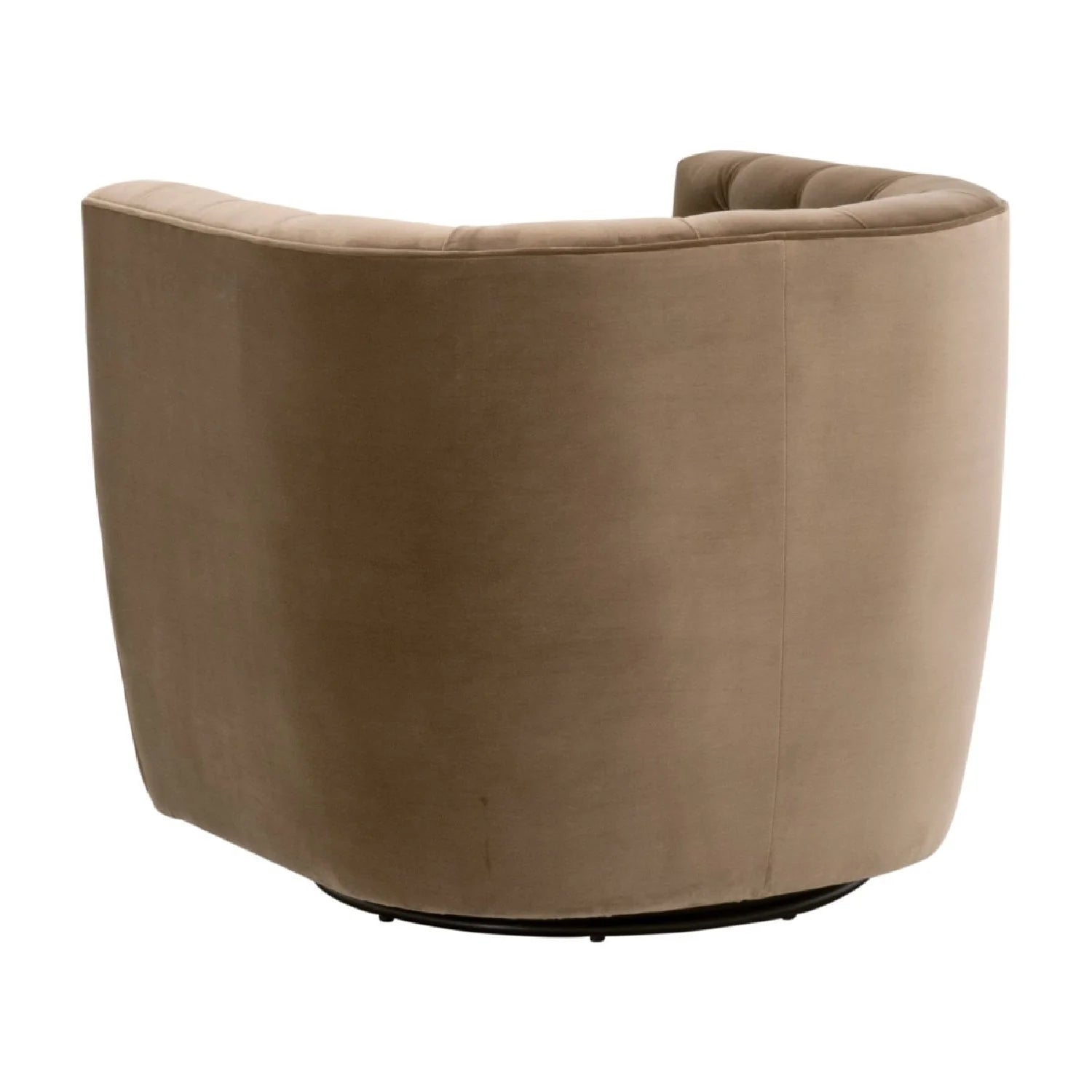 Luxury Tufted Swivel Club Chair Modern Italian Style for Villa