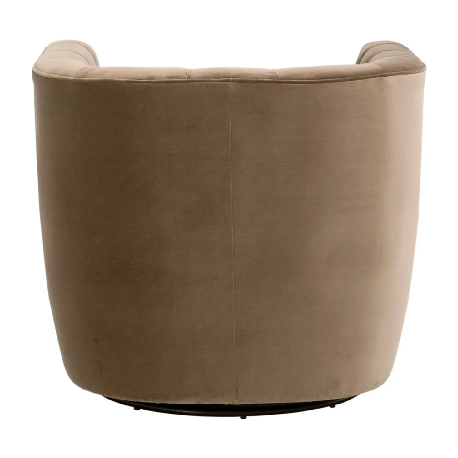 Luxury Tufted Swivel Club Chair Modern Italian Style for Villa