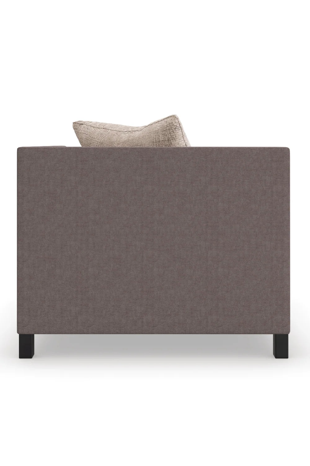 Luxury Tuxedo Fabric Sectional Chair Modern Italian Style for Villa