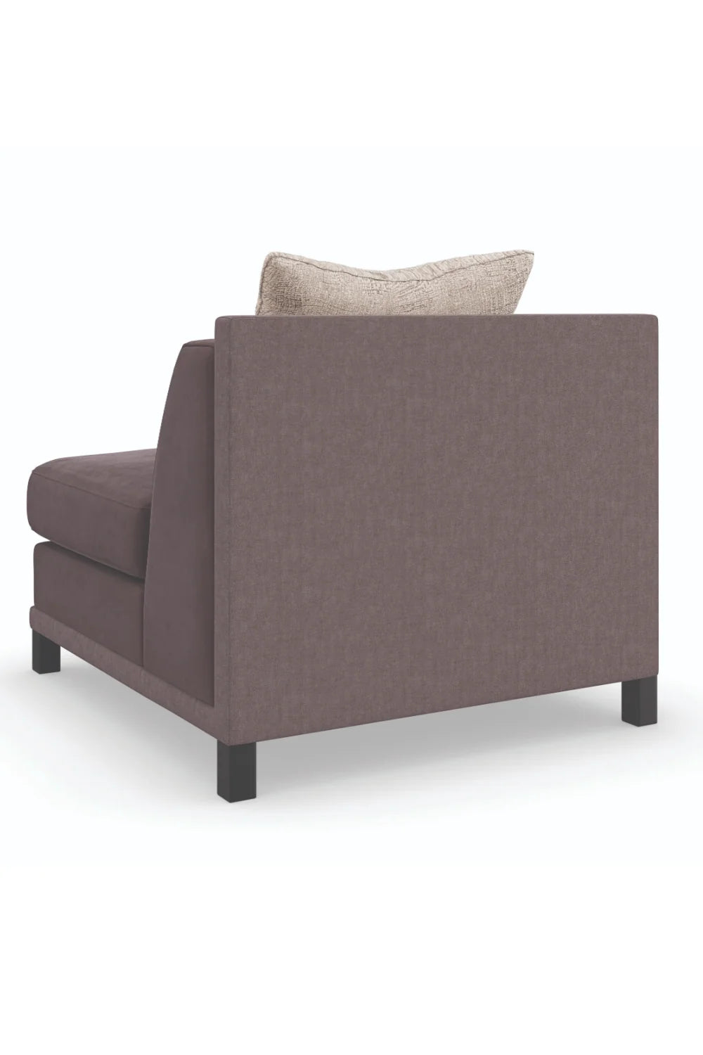 Luxury Tuxedo Fabric Sectional Chair Modern Italian Style for Villa